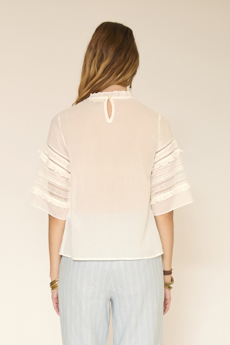 BLUSA CAROLINA COLOR BLANCO 2
